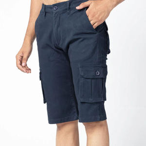 <b>Men's</b> 100% Cotton Summer Vintage <b>Camo</b> <b>Cargo</b> Overalls Eco-Friendly Quick Dry Breathable High Waist Washed Patchwork Shorts - Product Image 6
