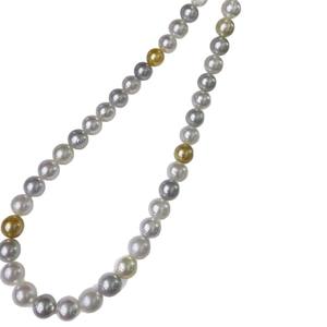 Collier de luxe en or 14 carats avec pendentif en perle d'eau douce véritable de style rose, haute brillance, article de bien-être - Product Image 5