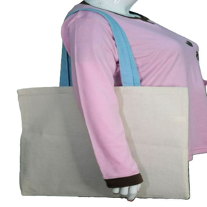 Bolsa de Mano Grande de Lona 100% Algodón para Mujer, con Estampados de Animales, Cierre de Cremallera, Plegable, Reutilizable, para Compras - Product Image 3