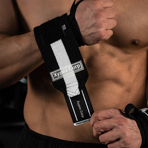Custom Logo Cotton Wrist Wraps Rexene Labels Breathable Soft Lightweight Foldable Unisex Weightlifting <b>Gym</b> <b>Body</b> Training - Product Image 3