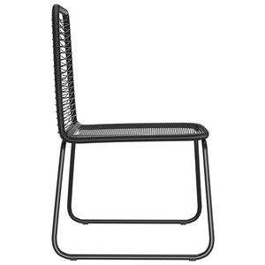 Juego de 6 Sillas de Jardín Negras para Comedor - Product Image 4