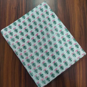 Tissu 100% coton imprimé à la main, écologique, respirant, séchage rapide, poids moyen, 90 GSM, pour vêtements et usage domestique - Product Image 5