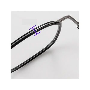 [TamTam] LIND02 Premium Lightweight Flexible TR Rim Optical Glasses <b>Frame</b> with Titanium Temple - Product Image 4