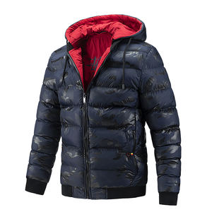 Wholesale Custom Men's <b>Stand</b> Collar Winter Waterproof Padded Bubble Jacket Quilted Outdoor Custom Puffer Jacket Men - Product Image 2