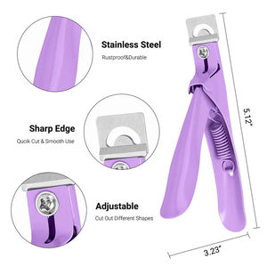 Coupe-ongles professionnel en acier inoxydable à lame courbée - Product Image 4
