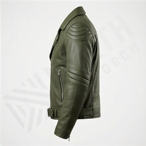 Chaqueta de Motociclista de Cuero Genuino para Hombre de la Mejor Calidad, Nueva Colección de Invierno, Chaquetas de Motocicleta con Protecciones Desmontables Personalizadas - Product Image 3
