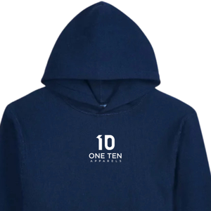 เสื้อฮู้ดผู้ชายทรงหลวม ผ้าฟลีซ สีกรมท่า นุ่ม อุ่น สวมใส่สบาย แขนยาว พรีเมียม เหมาะสำหรับฤดูใบไม้ร่วง - Product Image 4