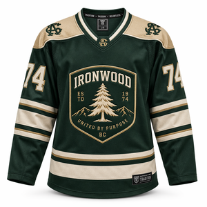 Men’s Custom Hockey Jersey Pro Weight <b>Polyester</b> Mesh Breathable Team Uniform Embroidered Ice Hockey <b>Shirt</b> - Product Image 2