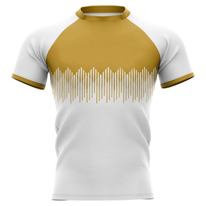 Hot Selling Breathable Quick Dry 100% Polyester Unisex Adult Rugby Jersey Uniform Solid Color Customizable Team <b>Name</b> Number - Product Image 1