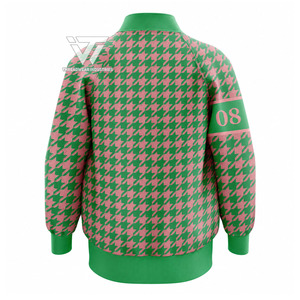 กรีกอัลฟ่าแบบกำหนดเอง |   คาปา |   เสื้อคลุมคาร์ดิแกนลายฮาวด์ทูธปักลายอัลฟา โซโรริตี้ ของใช้ในงานพิธีการของวิทยาลัย - Product Image 2