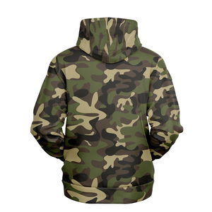 Streetwear Custom <b>Camo</b> Hoodie Vintage Camouflage Printing Heavyweight 100% Cotton Fabric <b>Men's</b> <b>Hoodies</b> & Sweatshirts - Product Image 5