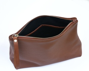 Bolsas de Cosméticos de Cuero Negras de la Mejor Calidad, con Cierre, Resistentes al Viento, Impermeables y a Prueba de Agua - Product Image 6