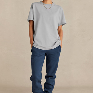 Camisetas de Hombre de Manga Corta con Cuello Redondo, Camisetas Básicas Cómodas OEM para Uso Unisex al Aire Libre, Camisetas Hechas de Algodón - Product Image 3