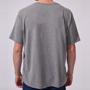 เสื้อยืดคอวีทรงโอเวอร์ไซส์ ดีไซน์ใหม่ ไซส์พลัส ทรงหลวม ไหล่ตก สวมใส่สบาย แฟชั่นสตรีทแวร์ แห้งเร็ว ระบายอากาศได้ดี รับสั่งทำ - Product Image 4
