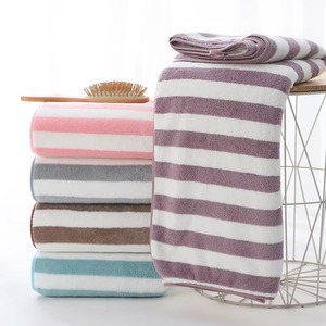 Serviettes de plage en tissu éponge rayées, séchage rapide, rectangulaires, pour adultes, toutes saisons, style moderne, fournisseur en gros, meilleur prix, prix bas - Product Image 6