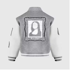 Chaquetas Bomber de Béisbol Personalizadas de la Mejor Calidad al por Mayor, Chaqueta Cortavientos Estilo Letterman, Servicio OEM, para Invierno - Product Image 3