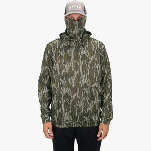 Sweat à capuche polaire de chasse camouflage pour homme avec masque intégré, tactique, pour l'extérieur, thermique, camouflage, pull-over OEM - Product Image 1