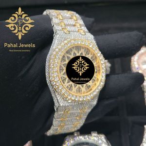 นาฬิกาเพชรหรู Pahal Jewels ตัวเรือนสแตนเลสทรงกลม 40 มม. ระบบควอตซ์อนาล็อก สายรัดแบบพับได้ เรืองแสง สำหรับทั้งชายและหญิง - Product Image 1