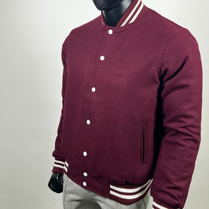 Blousons universitaires de baseball en gros, personnalisables avec logo, en laine, style Letterman, pour homme, style urbain, pour l'hiver - Product Image 3