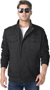 เสื้อแจ็คเก็ตอเนกประสงค์สำหรับกิจกรรมกลางแจ้งระดับพรีเมียม ดีไซน์คอตั้งพร้อมช่องเก็บของอเนกประสงค์ เสื้อคลุมลำลองสำหรับผู้ชายใส่ได้ทุกวัน - Product Image 2