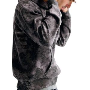 Sweat-shirts à capuche oversize tendance pour hommes, vente en gros, camouflage arboricole, polaire, streetwear, fabricant OEM et ODM, marque privée - Product Image 4