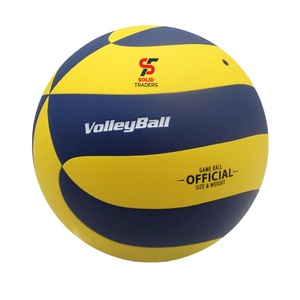 Ballon de volley-ball professionnel de qualité supérieure Solid Trader, coussinets souples, haute durabilité, coutures renforcées, équilibre parfait - Product Image 2