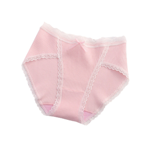 Braguitas de bikini minimalistas de algodón sólido, acabado limpio, sin adornos, cintura baja, esenciales informales para marca privada - Product Image 1