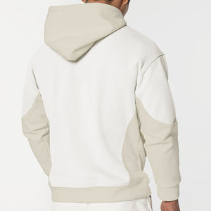 Sweat à capuche pour homme en mélange de coton épais, coupe utilitaire, durable, pour le travail et le streetwear - Product Image 6
