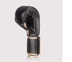 High Quality Fly Adult Sanda Boxing <b>Gloves</b> Real Cowhide Leather Hook Loop Closure Non-Slip Breathable Moisture-Wicking - Product Image 6