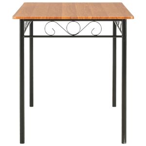 47.2 marrone "x 27.6" x 29.5 "MDF tavolo da pranzo - Product Image 3