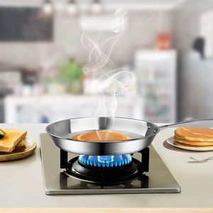 Top Grade 22cm in acciaio inox a induzione cucina padella per friggere Premium - Product Image 6