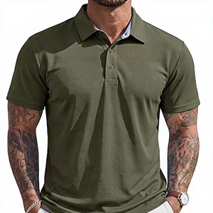 เสื้อโปโลคุณภาพพรีเมียมใหม่ 100% ผ้าฝ้าย สินค้ามาแรง ผลิตในปากีสถาน - Product Image 1