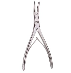 Pinza de corte ortopédica manual de doble acción Beyer Bone Rongeur, de acero inoxidable alemán, acabado Dall, instrumentos quirúrgicos - Product Image 1
