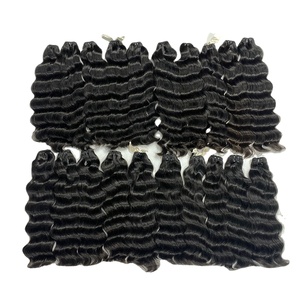 Extensiones de cabello humano vietnamita 100% ondulado suelto de la mejor calidad, cabello tejido de doble estiramiento, buen servicio garantizado para mujeres negras - Product Image 1