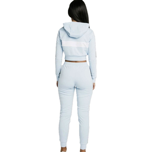 Conjunto Deportivo de 2 Piezas Estilo Urbano, Personalizado, de Algodón, Oversize, de Felpa, al por Mayor, para Mujer, Precio Económico, en Oferta - Product Image 5
