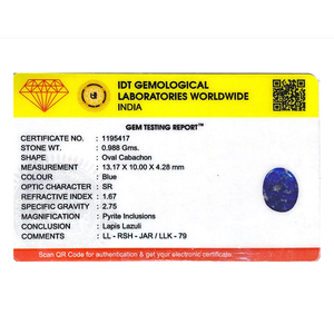 High Quality 4.94 Ct Natural Lapis Lazuli Pear Shape Loose Gemstone for Fine Jewelry - Product Image 4