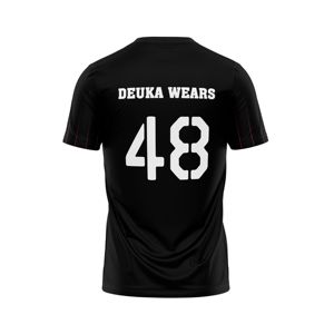 T-shirt de baseball sublimé personnalisé avec nom et numéro d'équipe OEM, maillot d'entraînement durable 100 % polyester, col rond, sport, grandes tailles - Product Image 2