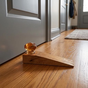 Ceramic Crystal Diamond Cut Industrial Design <b>Door</b> Stopper with Furniture Handles & <b>Knobs</b> for Kitchen Living Room & Dining - Product Image 3