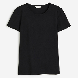 Premium Quality Ladies V Neck Short Sleeve <b>Tees</b> Cotton Polyester <b>Plain</b> <b>White</b> - Product Image 3