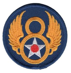 Écusson de pilote circulaire 3D brodé en relief avec ailes et motif étoile, thermocollant, en tissu denim pour uniformes - Product Image 1