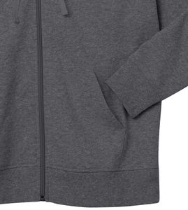 Sweat à capuche décontracté pour femme avec poches et fermeture éclair, super doux, en coton léger - Product Image 6