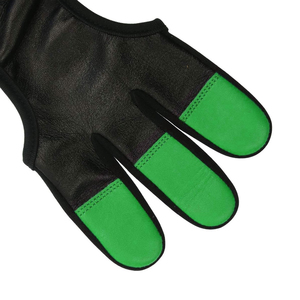 Gants de tir à l'arc en cuir de qualité supérieure à marque privée, protection des doigts, vente en gros directe d'usine pour les marques d'équipements de tir à l'arc - Product Image 5