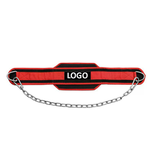 Manufacturer Dip <b>Belt</b> Chain Weightlifting Heavy Duty Strong Non-Slip Strength Training Professional Protection Unisex Adjustable - Product Image 2