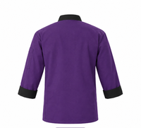Veste de Chef de Cuisine Professionnelle à Manches Longues, Uniforme de Restauration, Vêtement de Travail Personnalisable avec Logo et Marque Privée, Vente en Gros Direct Usine