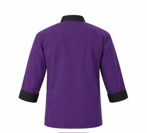 Uniforme de Chef para Restaurante, Chaqueta de Cocina de Manga Larga, Logotipo Personalizado, Marca Privada, Ropa de Trabajo para Catering, Venta Directa de Fábrica al Por Mayor - Product Image 2