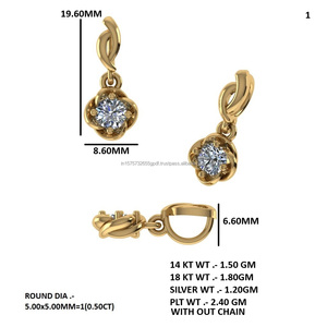Collier pendentif couleur or rose avec fermoir griffe florale, chaîne de bijoux pour femme, idéal pour les fêtes et les occasions spéciales - Product Image 5