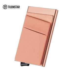 Portefeuille automatique pour homme TILONSTAR TVC104, fin et élégant, avec blocage RFID, en aluminium, pour cartes de crédit - Product Image 1