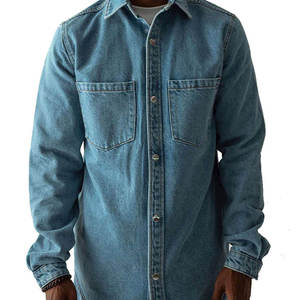 ผู้ผลิตเสื้อผ้าผู้ชายคุณภาพพรีเมียมขายส่ง MOQ ต่ำ กางเกงยีนส์และเสื้อเชิ้ตสไตล์ใหม่ คุณภาพเยี่ยม เดนิมและเสื้อเชิ้ตลำลอง - Product Image 6