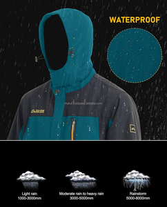 MARUF MFG CO New Trend Fashion <b>Men</b> Lake Blue Custom Logo Eco-Friendly Quick Dry <b>Lightweight</b> Waterproof Breathable Winter <b>Jacket</b> - Product Image 4