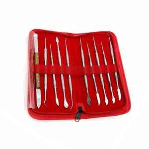 Juego de Instrumentos Dentales de Acero Inoxidable de Grado Clase I, Herramienta Manual de Tallado de Alta Calidad, Doble Cabezal para Cera y Sarro - Product Image 6